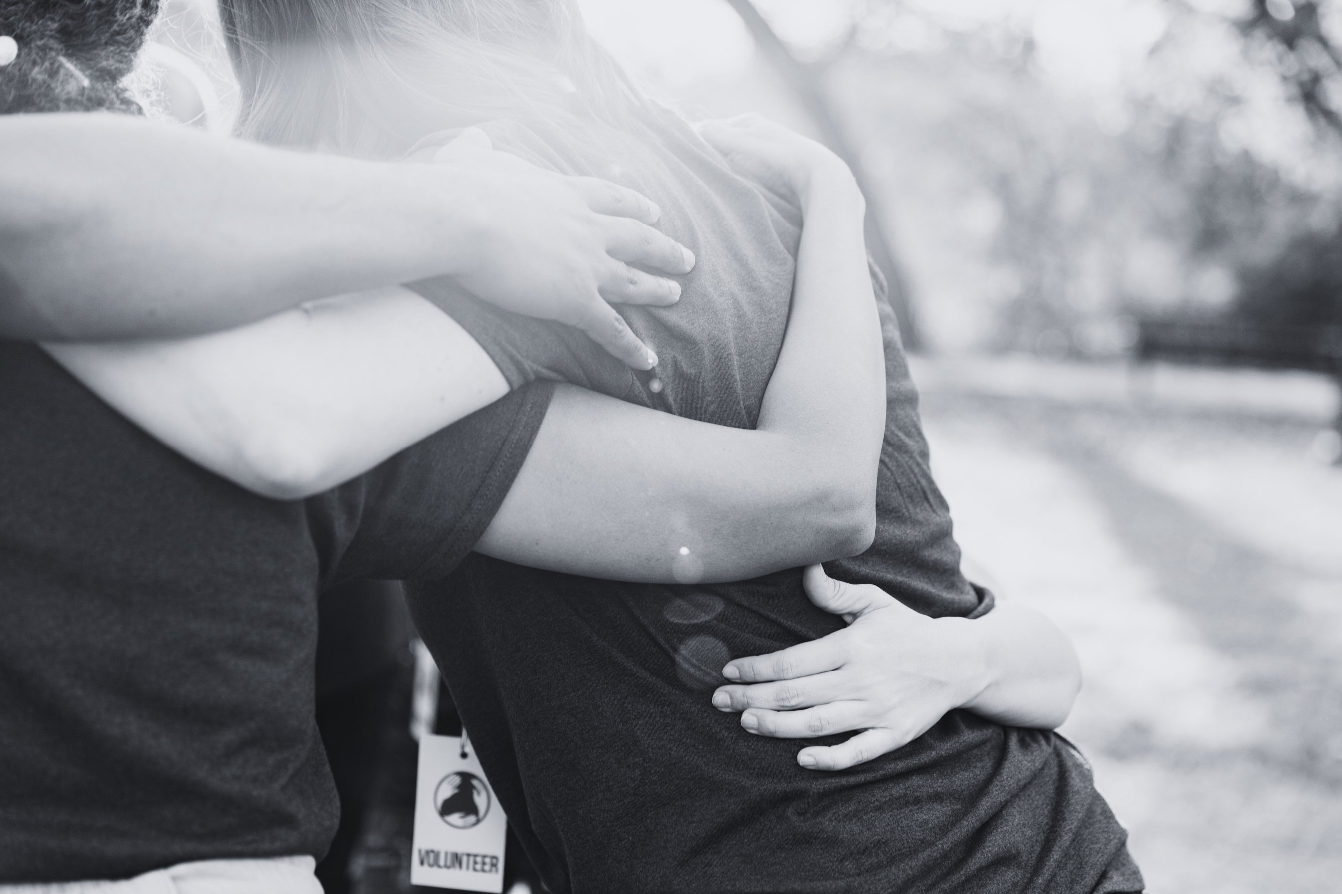 ECHO volunteers embracing